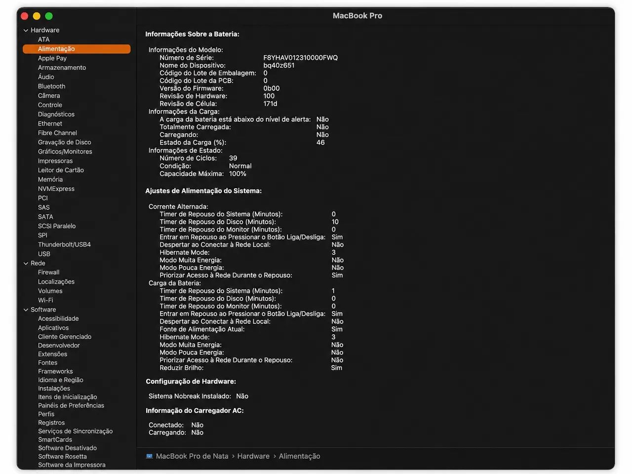  MacBook Pro 16 polegadas M4 Max 48GB 1TB 39 ciclos + acessórios Apple - Foto 3