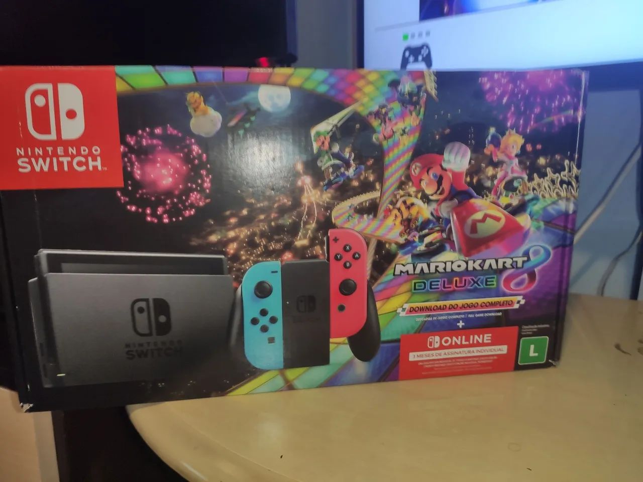 Nintendo switch modelo V2 512 gb destravado - Foto 4