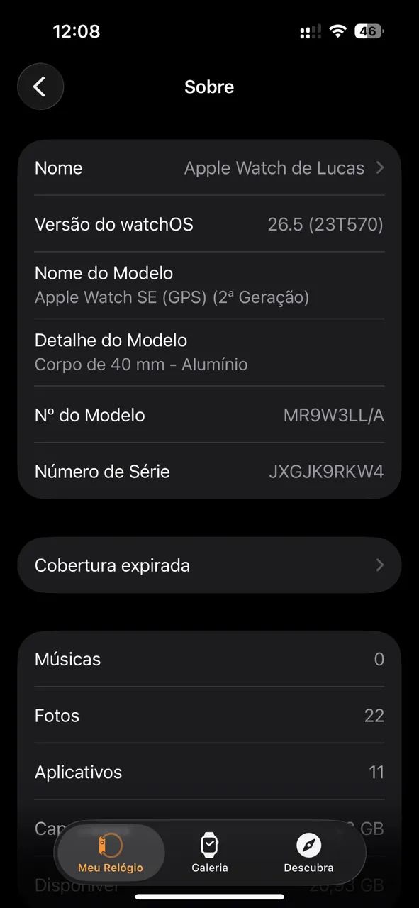 Apple Watch SE 2ºGeração  - Foto 5