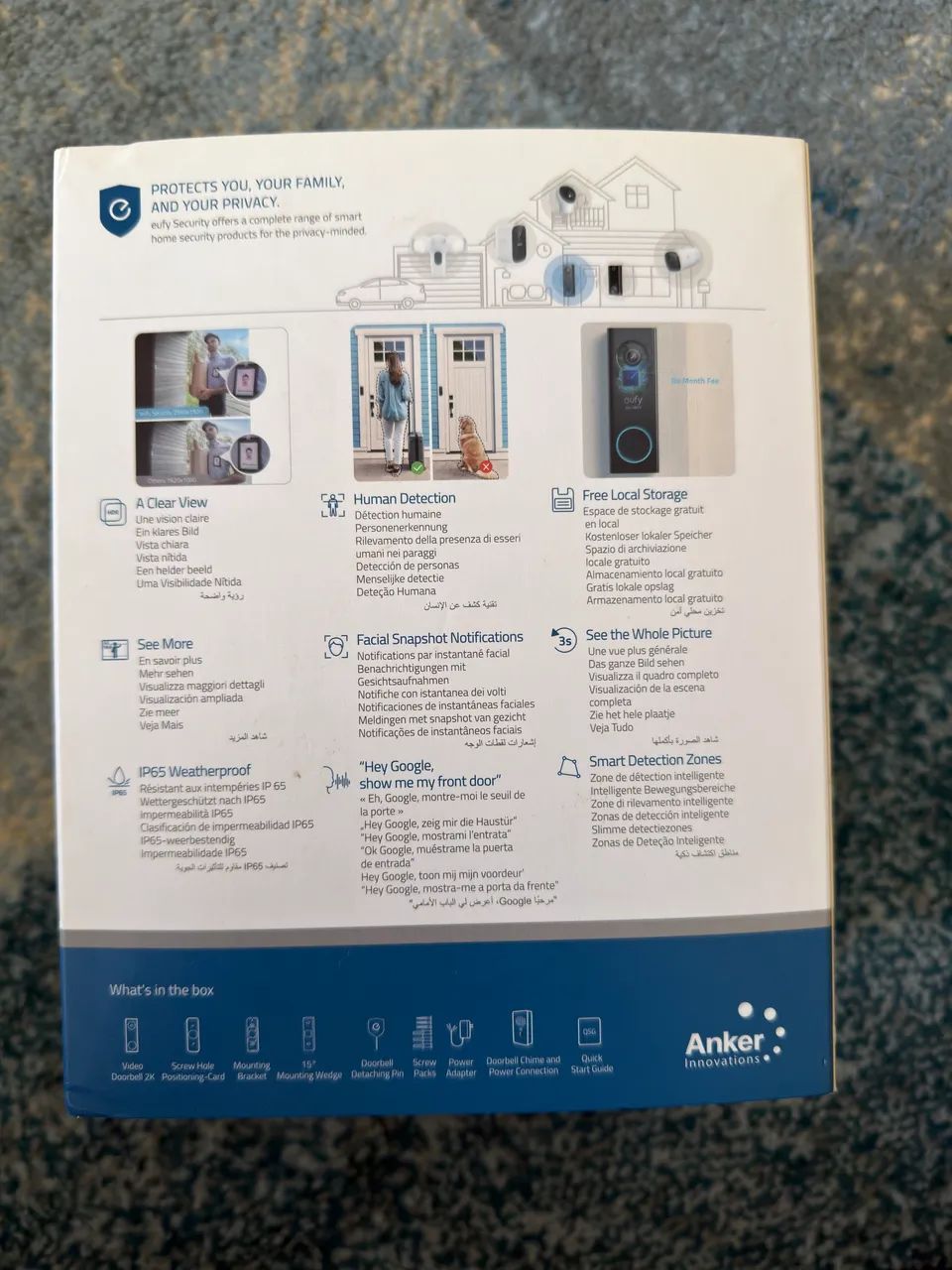 Campainha Smart Wi-Fi Eufy - Foto 3