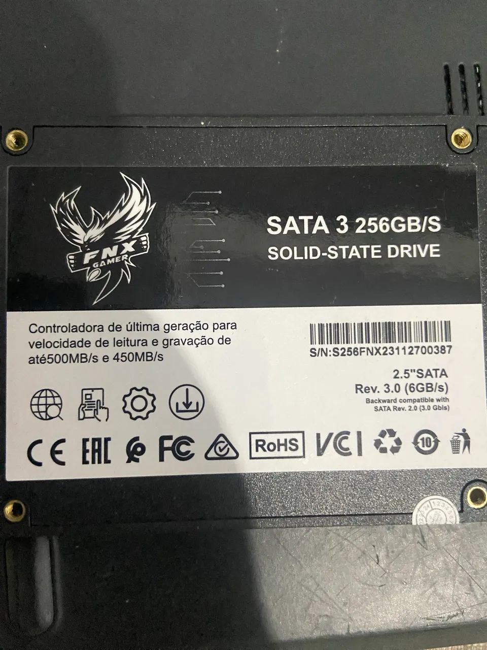 SSD SATA 256GB FNX GAMER - Foto 2