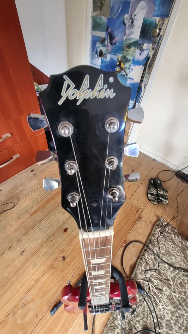 Guitarra dolphi SG Vermelha - Foto 2