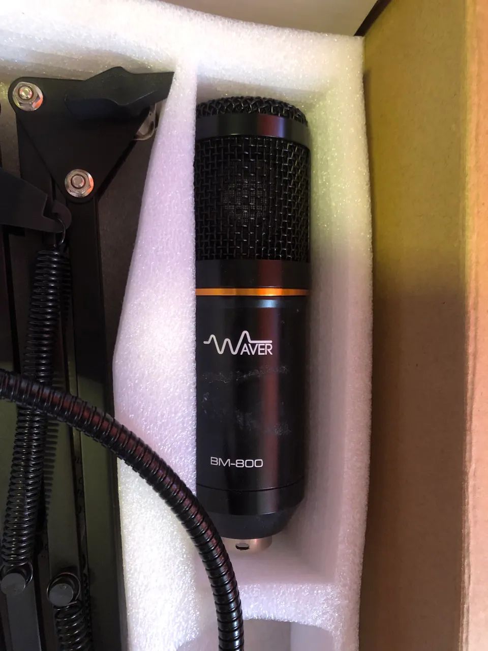 Microfone waver BM-800 studio kit com três  - Foto 2