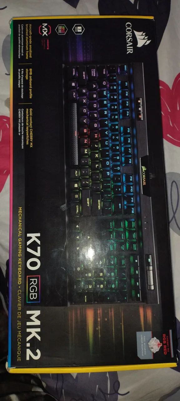 Teclado mecânico corsair