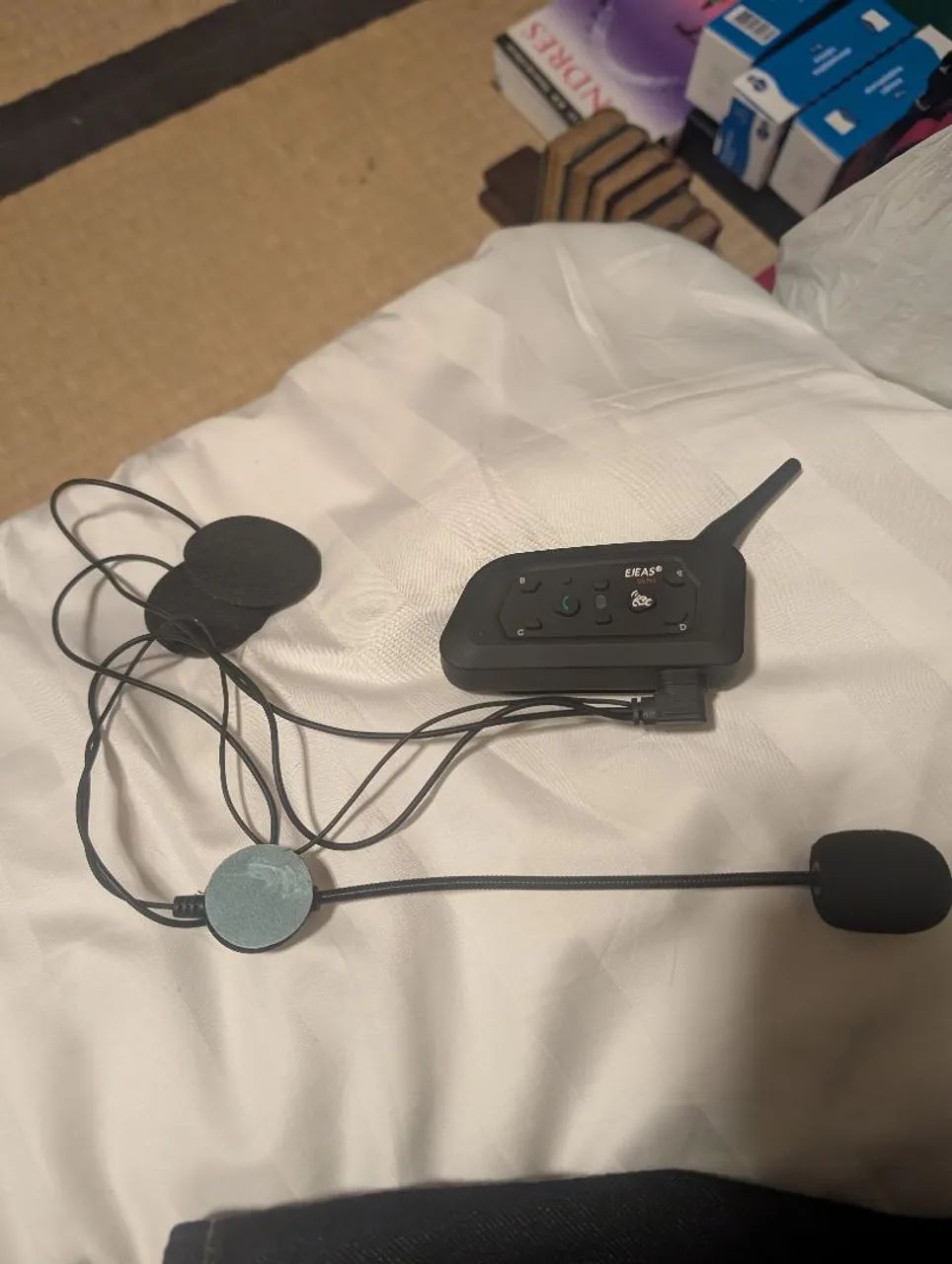 Comunicador e phone Bluetooth para capacete Ejeas