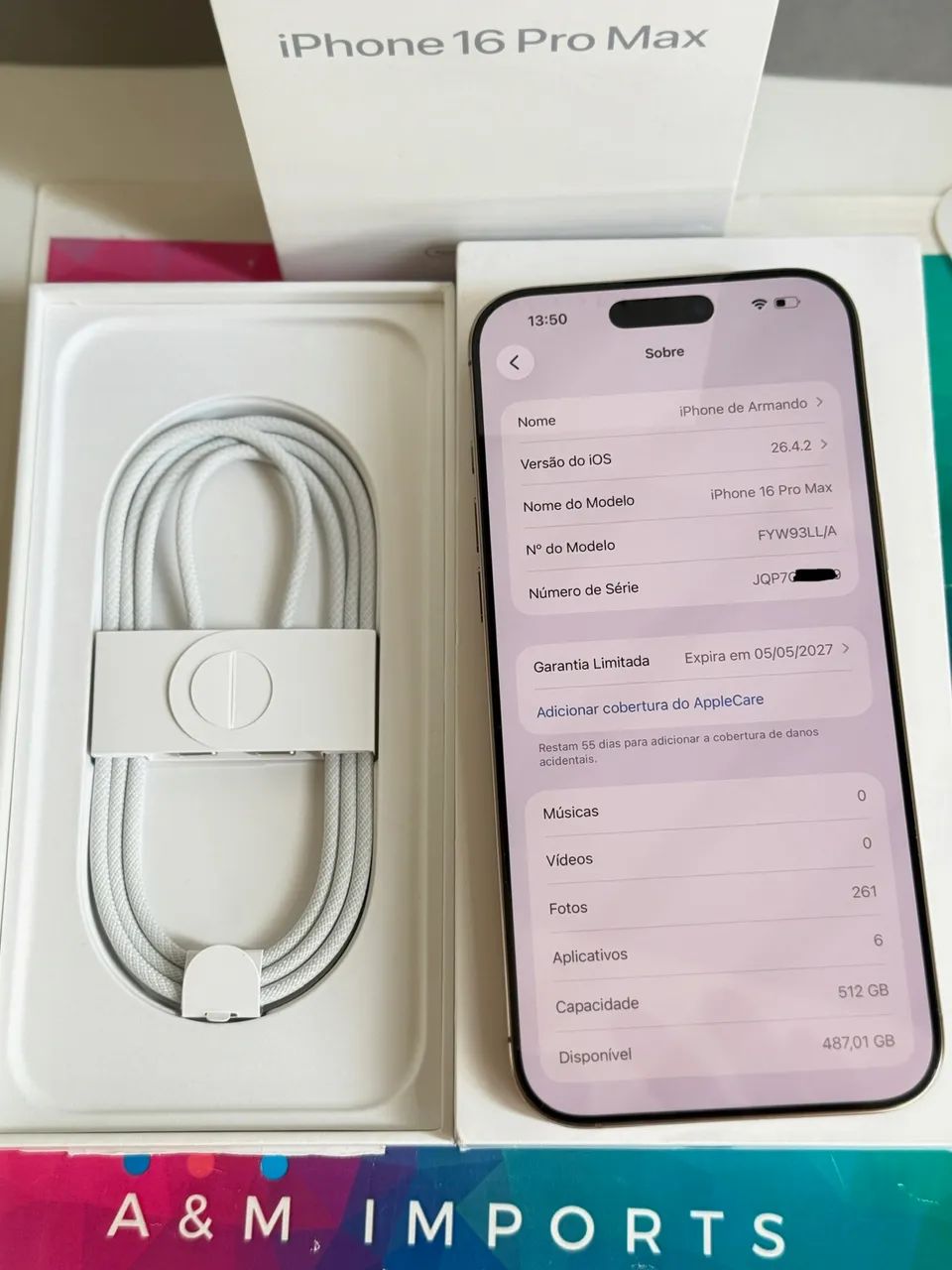 iPhone 16 Pro Max 512GB Garantia Apple  - Foto 5