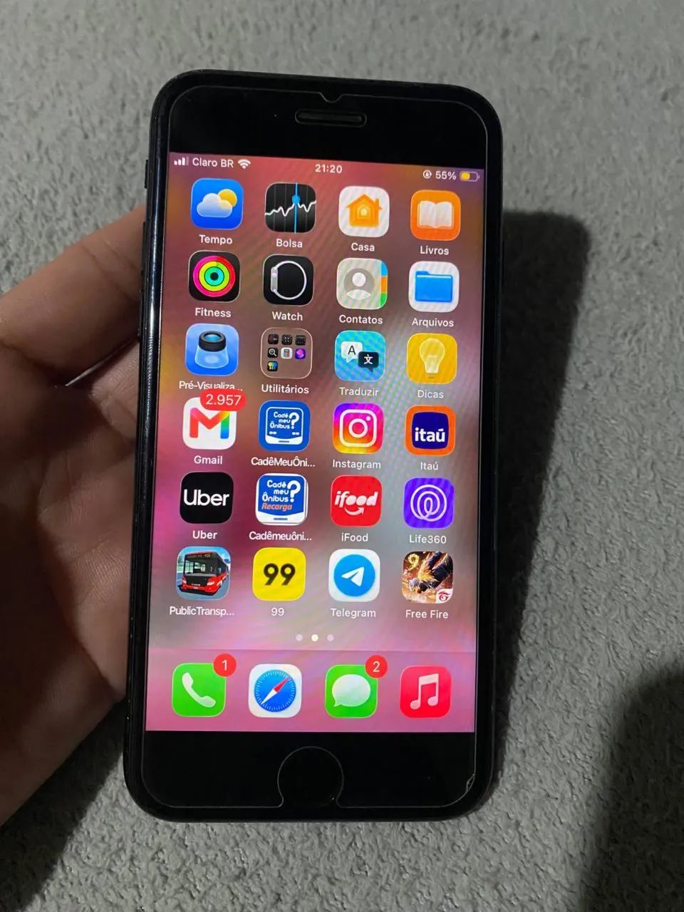 IPhone em bom estado  - Foto 3