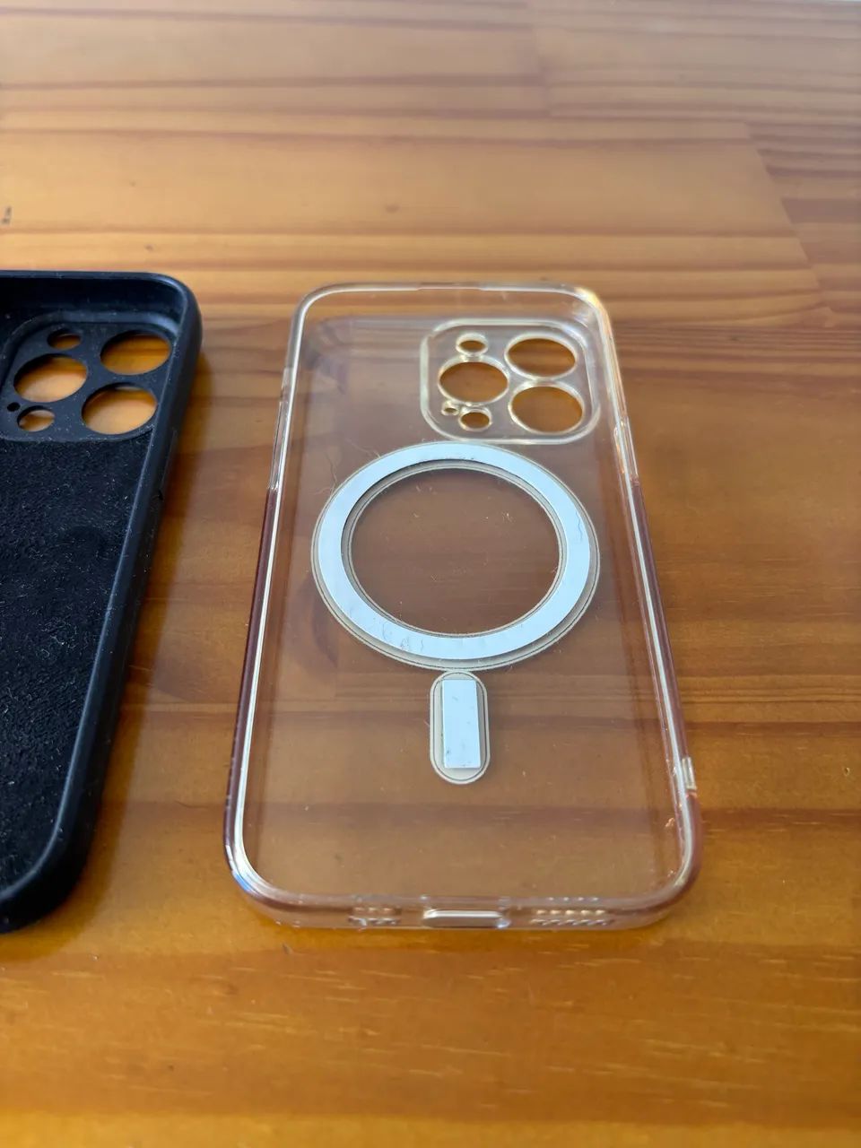 Capinhas iPhone 15 Pro - Kit com 3 unidades (MagSafe + Silicone Apple) - Foto 2