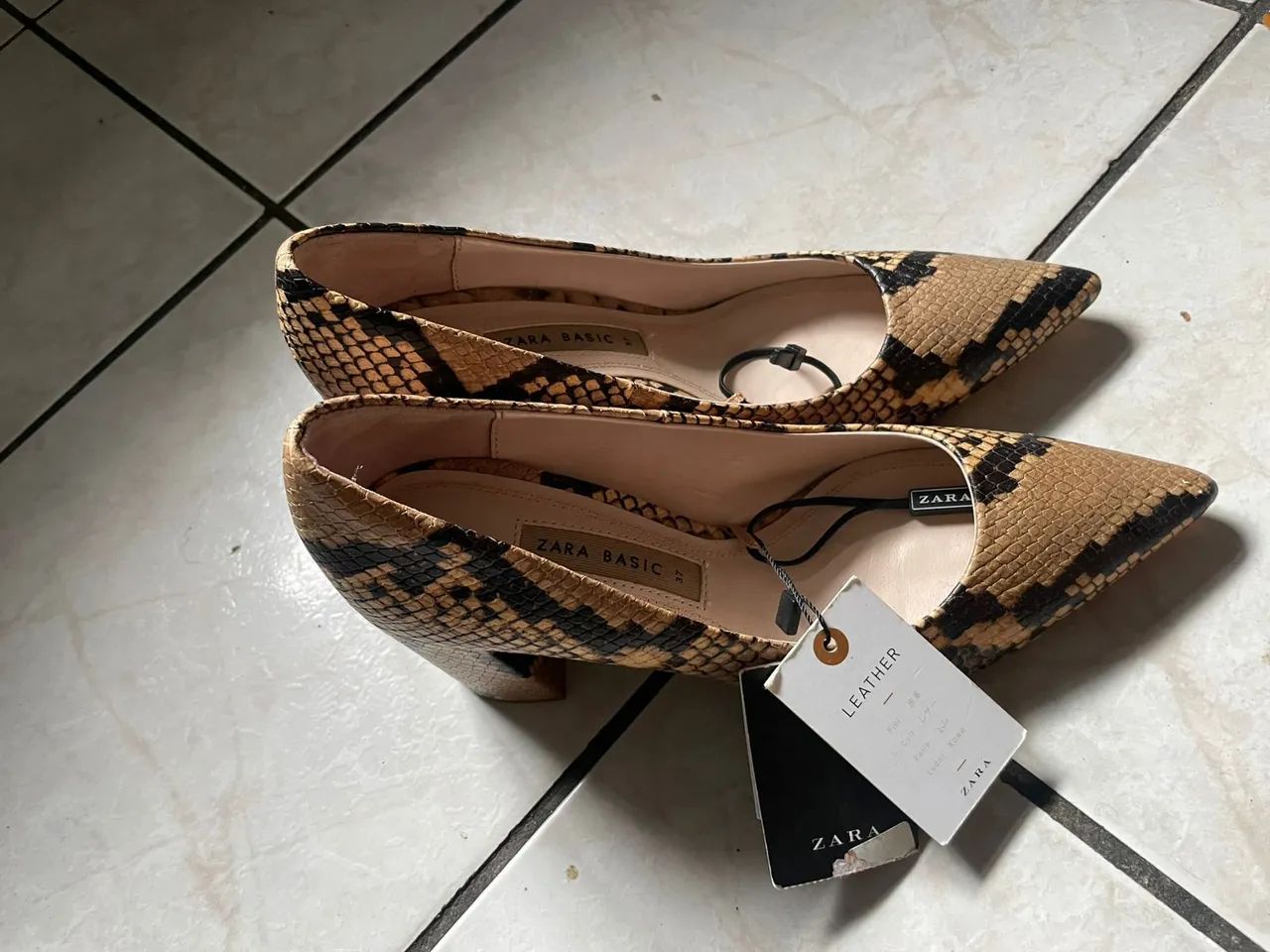 Scarpin Zara basic python NOVO - Foto 3
