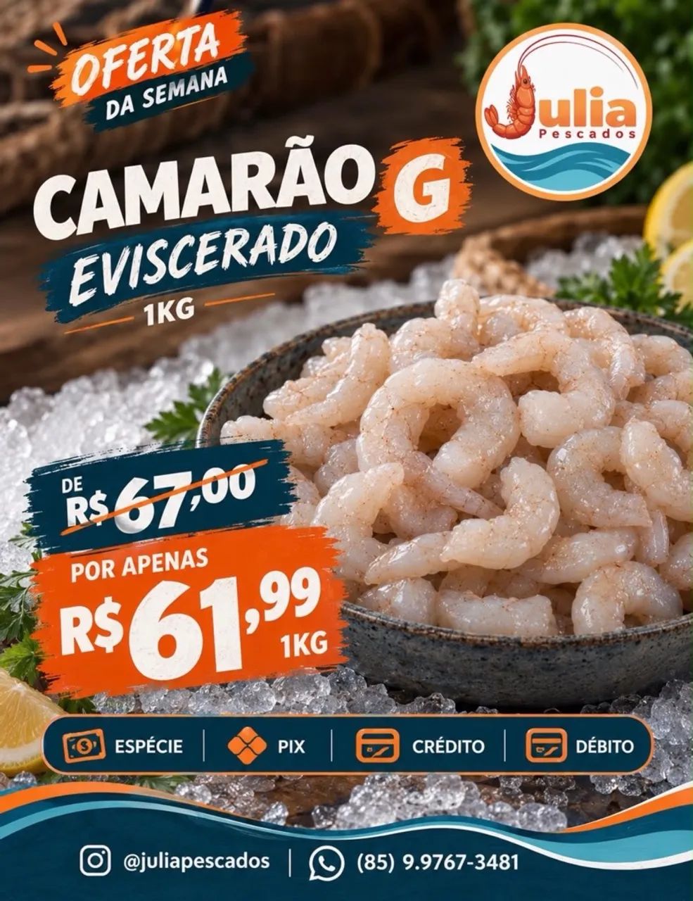 Filé de Camarão (o melhor) - Foto 2