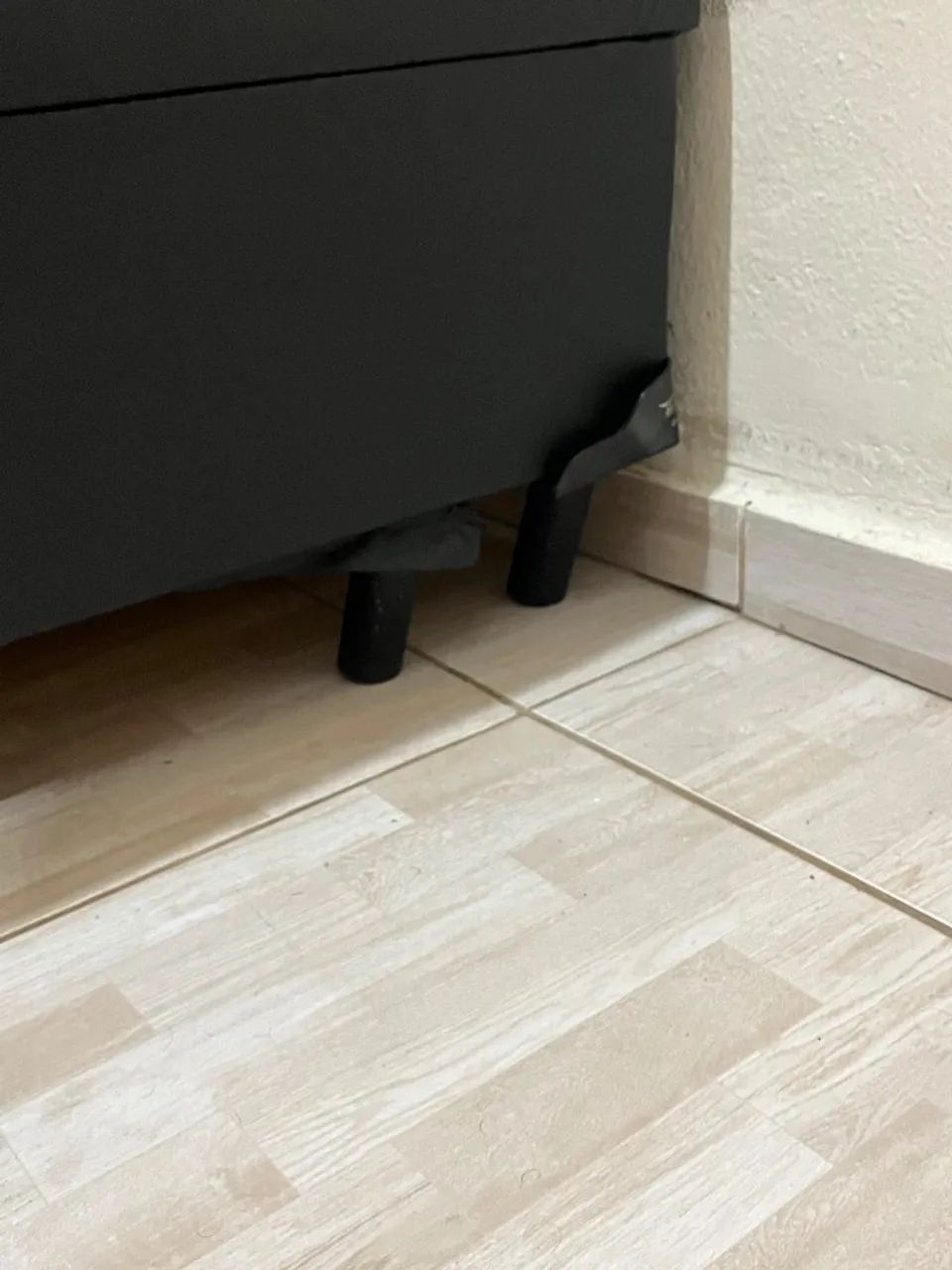 Cama de casal com box baú + colchão, usada. - Foto 5
