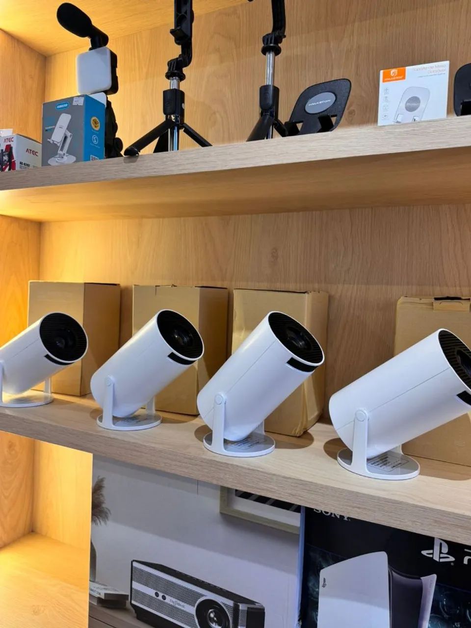 Projetor portátil 4k hd Android 11.0 smart wifi 5g bluetooth  - Foto 3