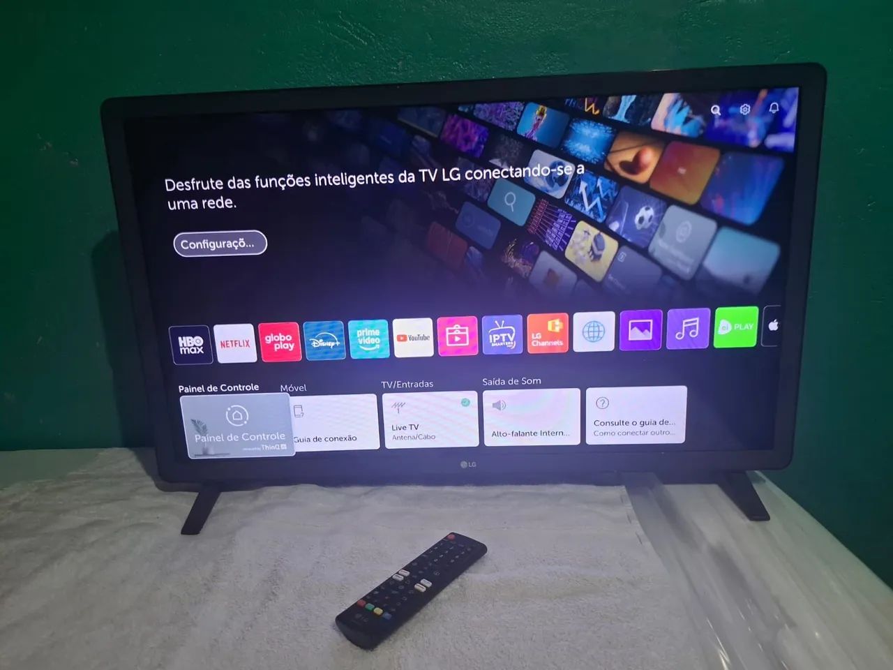 Tv smart LG 32 polegadas Acompanha pezinho controle faço entrega somente interessados  - Foto 3