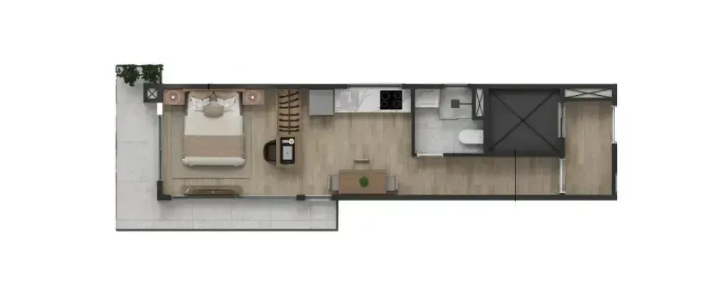 PLANTA 39m²