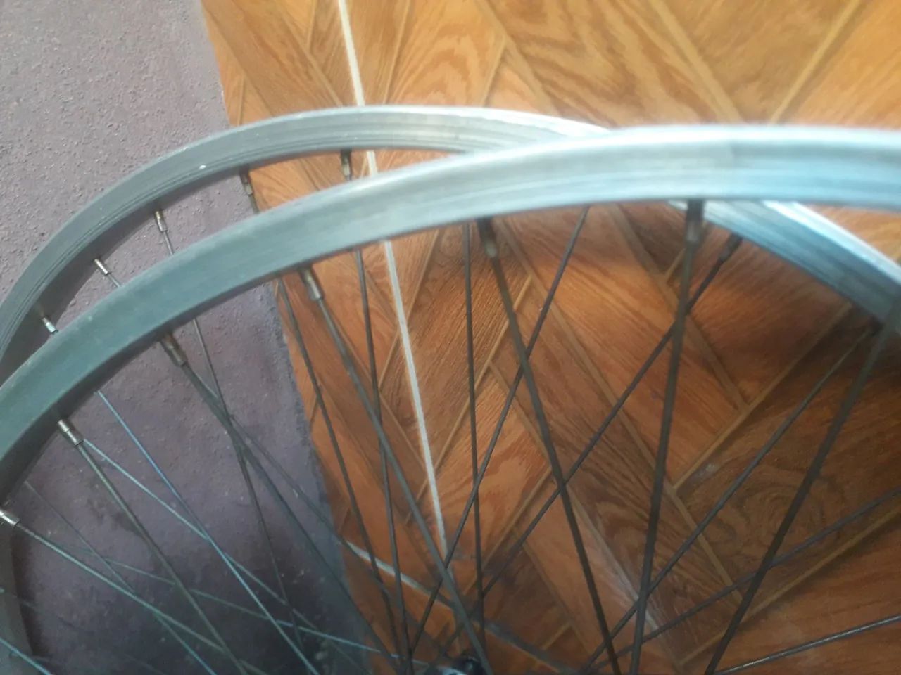 PAR DE RODAS ARO 26 C/ CATRACA SHIMANO  - Foto 4