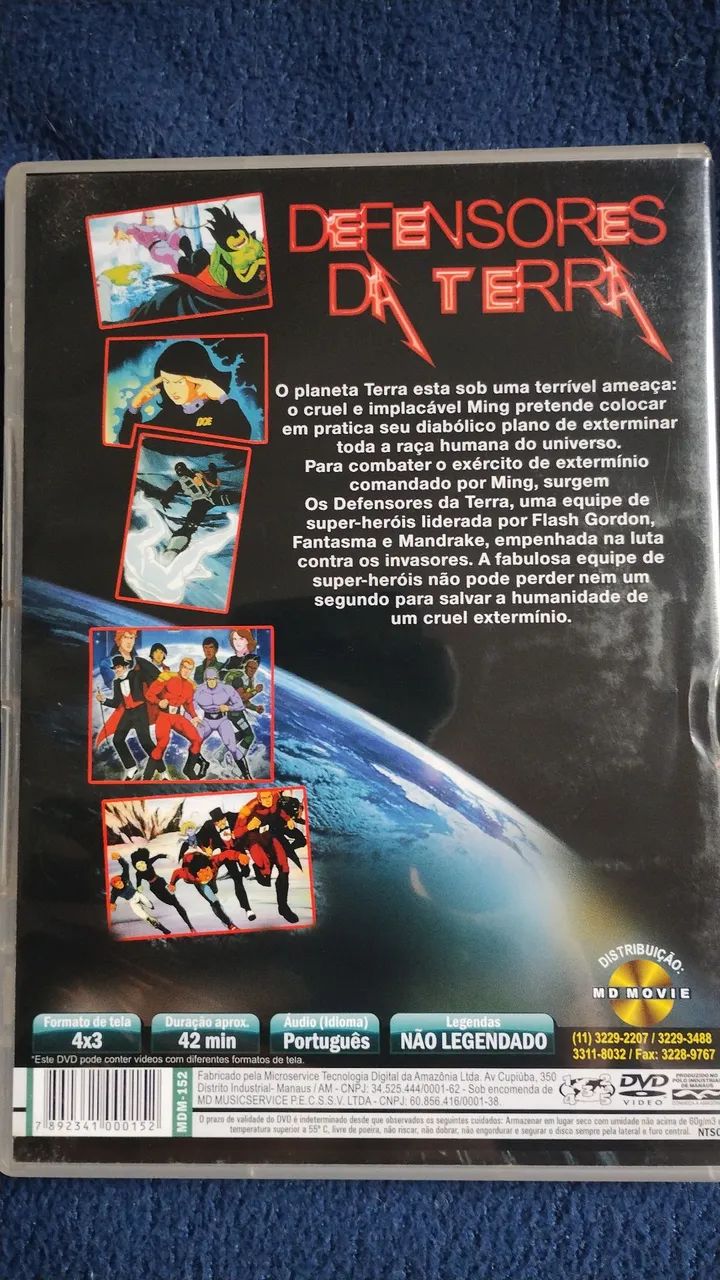 DVD Os defensores da terra  - Foto 2
