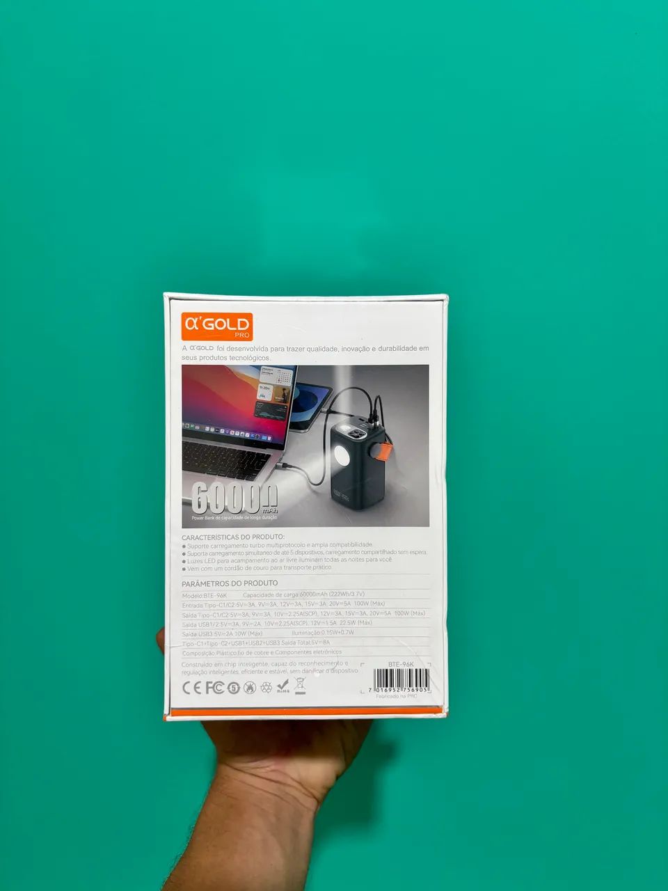 Power Bank Starlink Mini + cabo tipo c  - Foto 2