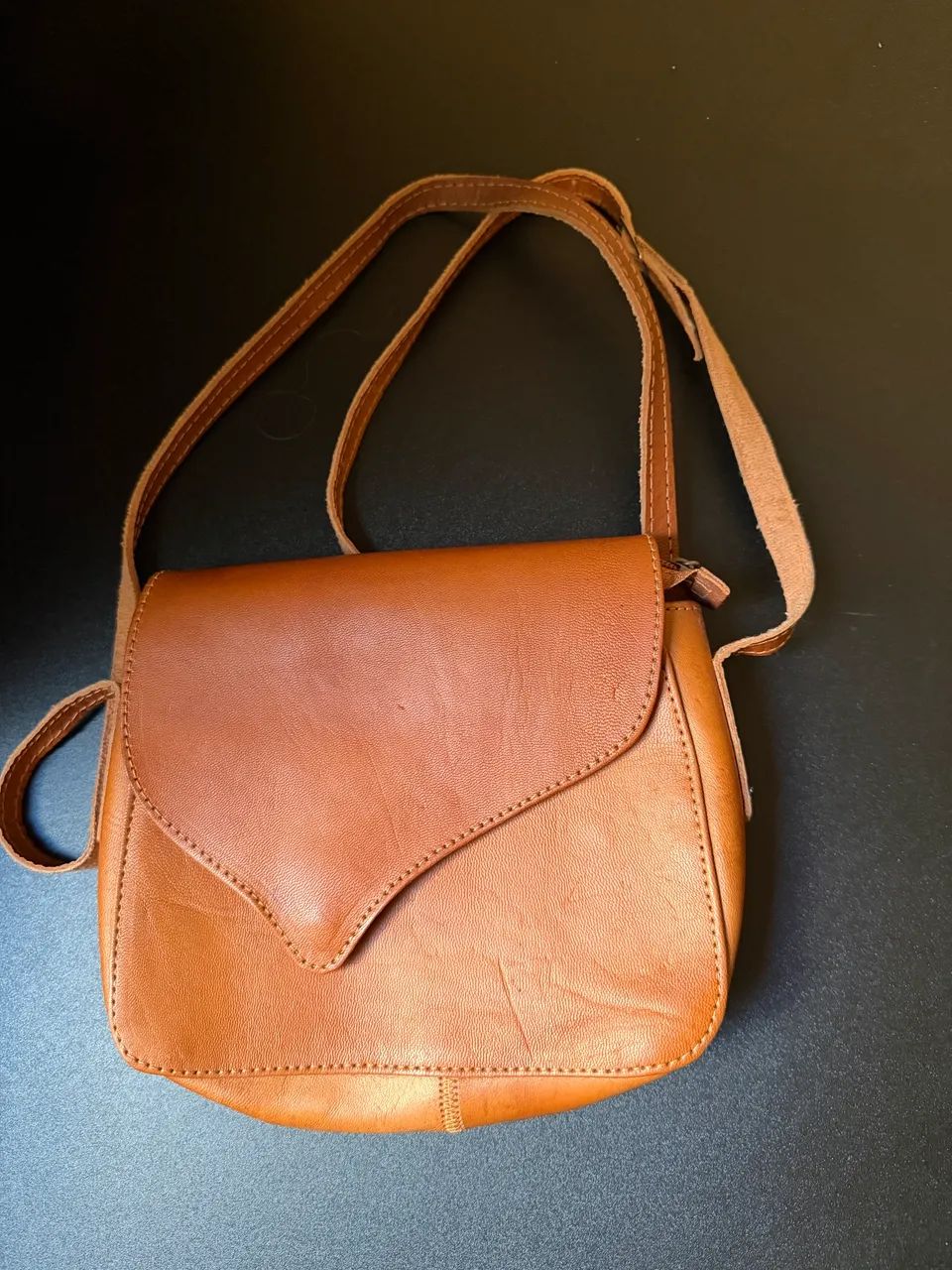 Bolsa Couro Legítimo Tradicional Pequena