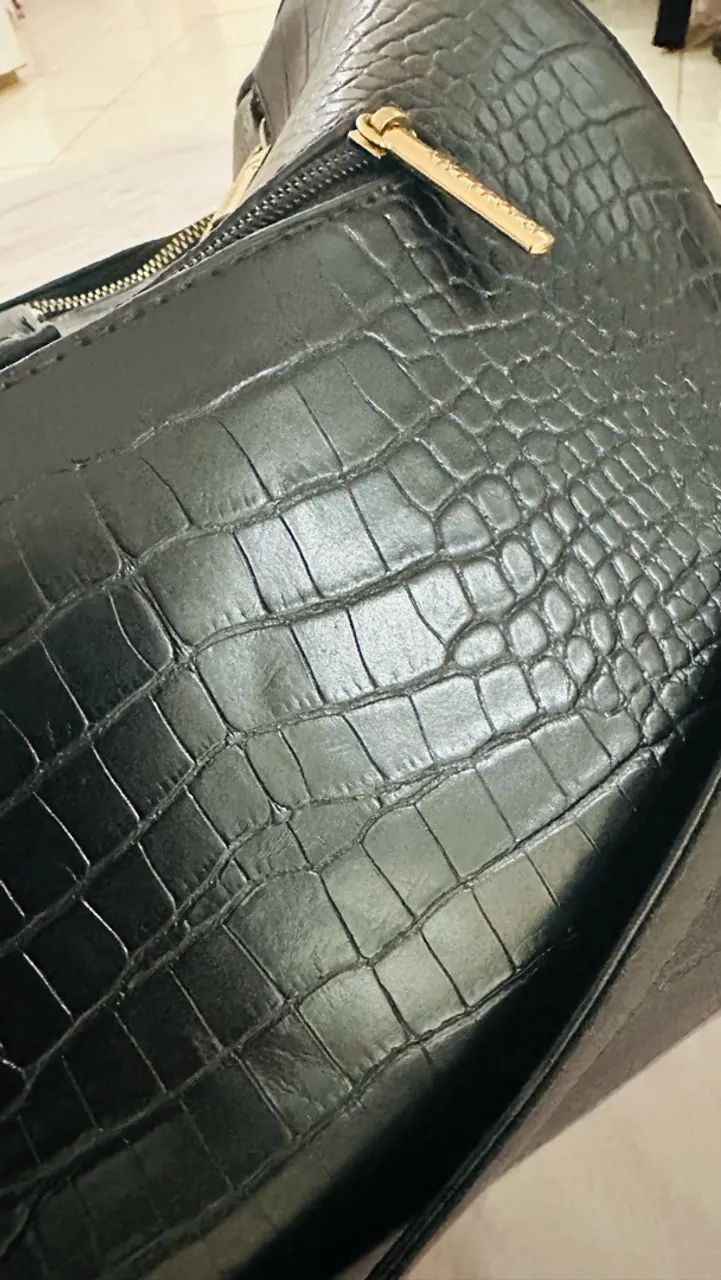 Mala de mão, croco nova  - Foto 3