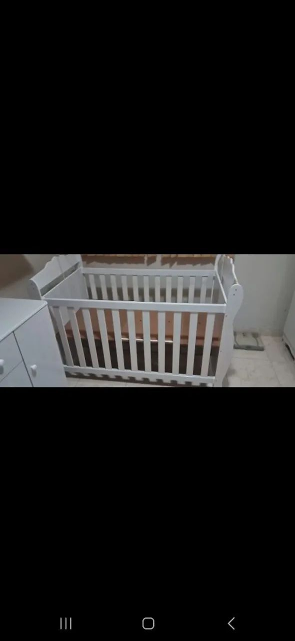Vende se cômoda berço e guarda roupa infantil  - Foto 2