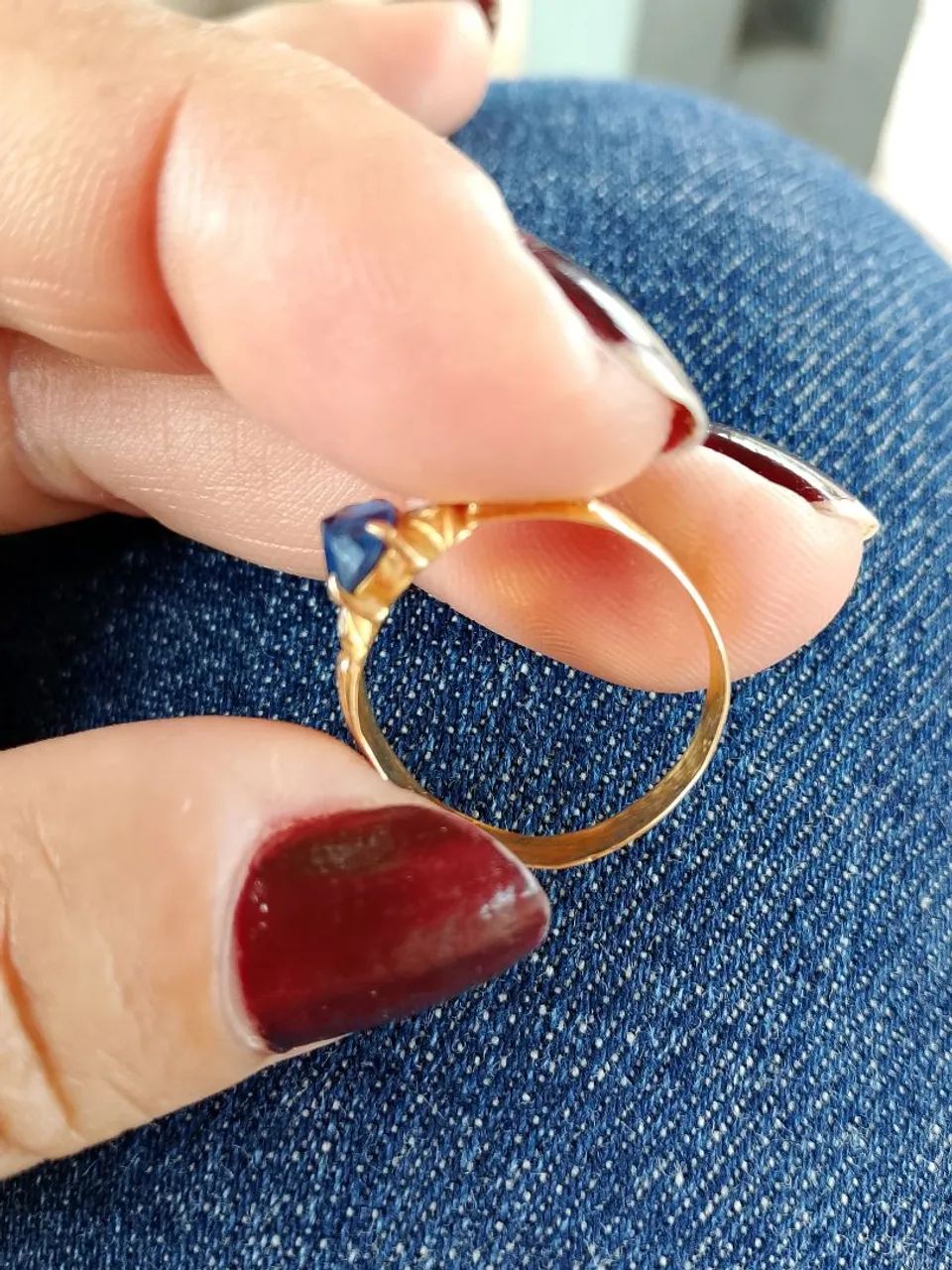 Anel de ouro 18k