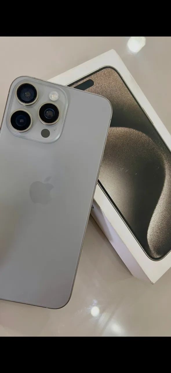 iPhone 15 Pro Max 256GB EUA | Único Dono | Caixa Original