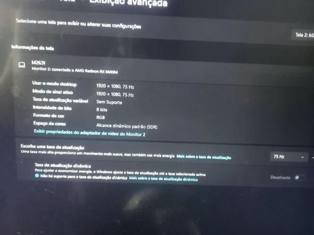 Monitor LG 75Hz 27 Polegadas - Foto 3