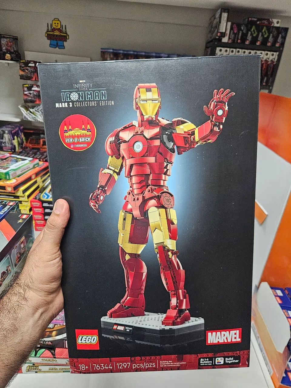 Lego Marvel Homem de Ferro Mark 3 76344