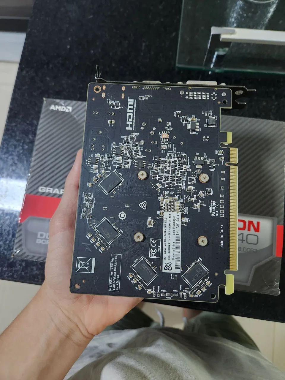Placa de Vídeo XFX Radeon R7 240 4GB DDR3 - Funcionando Perfeitamente - Foto 3