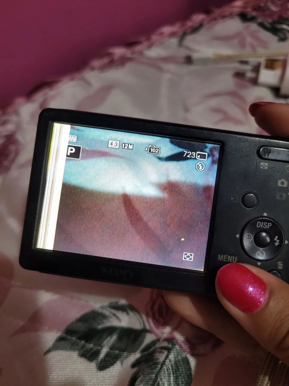 Câmera digital Sony cybershot preta de 12.1 megapixels ler descrição  - Foto 2