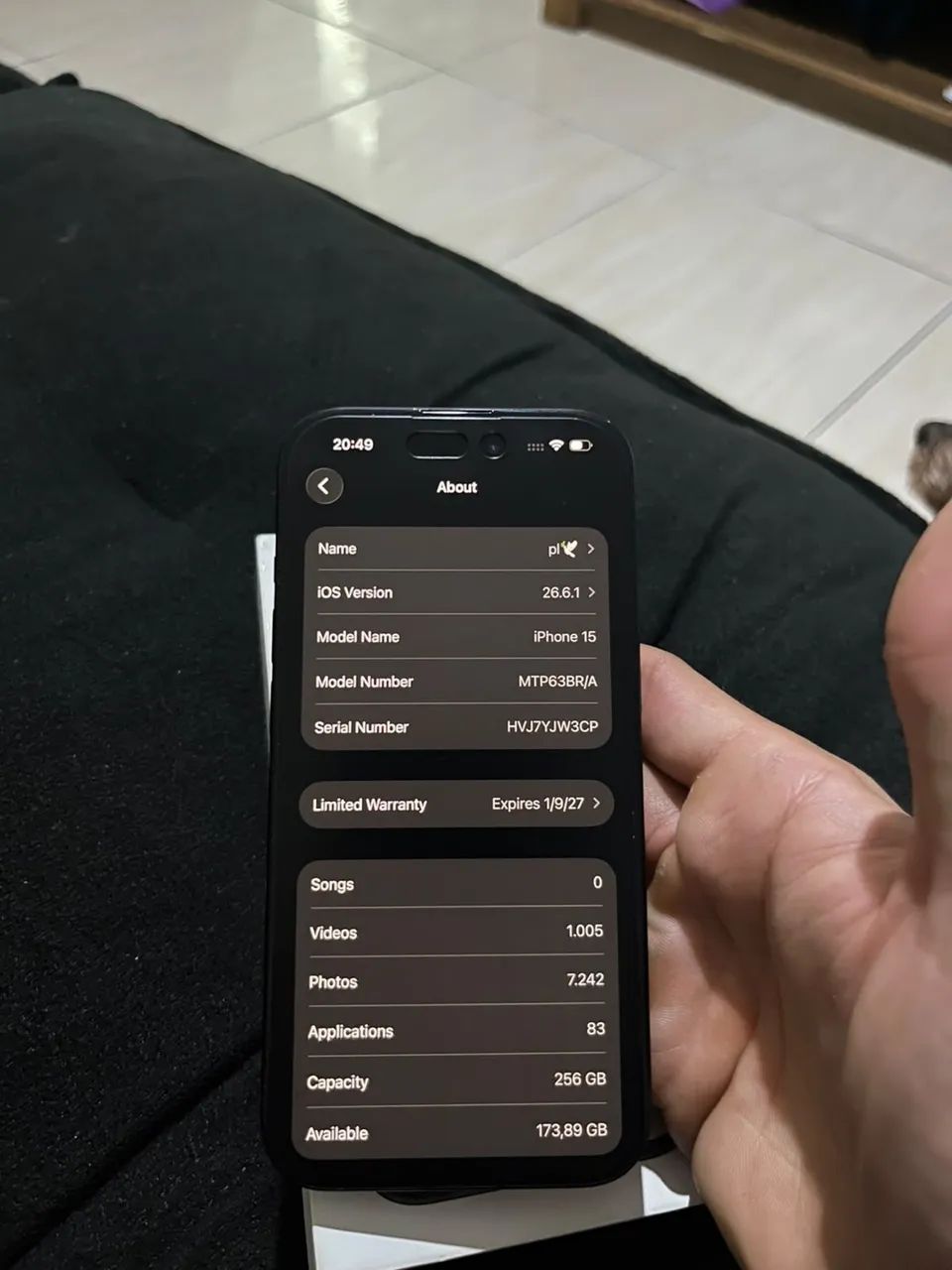 Iphone 15 256GB NOVO - Foto 4