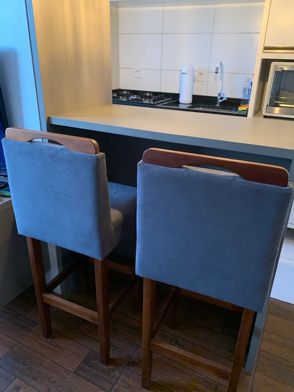 Banquetas Estofadas - Eucalipto
