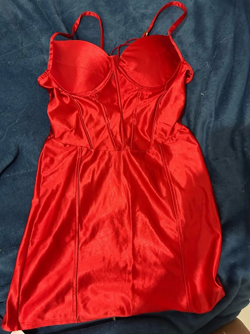Vestido corset vermelho 