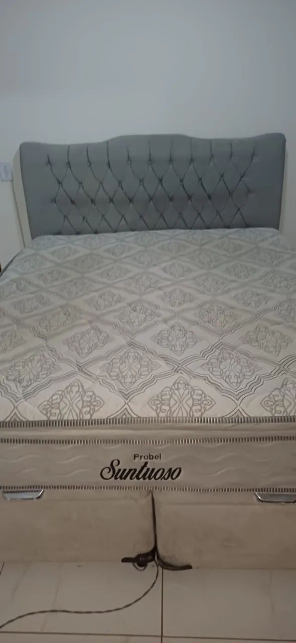 Cama box baú com cabeceira