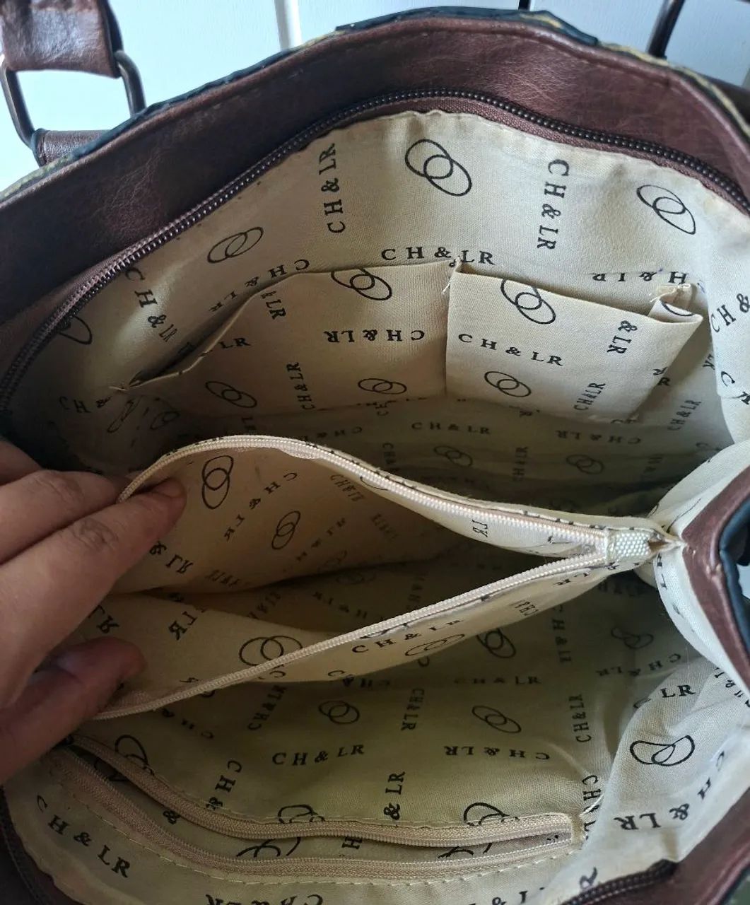 Bolsa em couro marrom - Foto 3