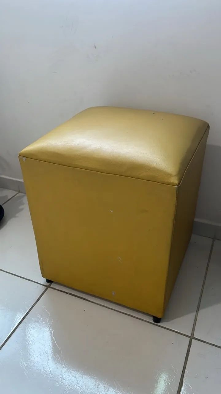 Puff Amarelo Grande