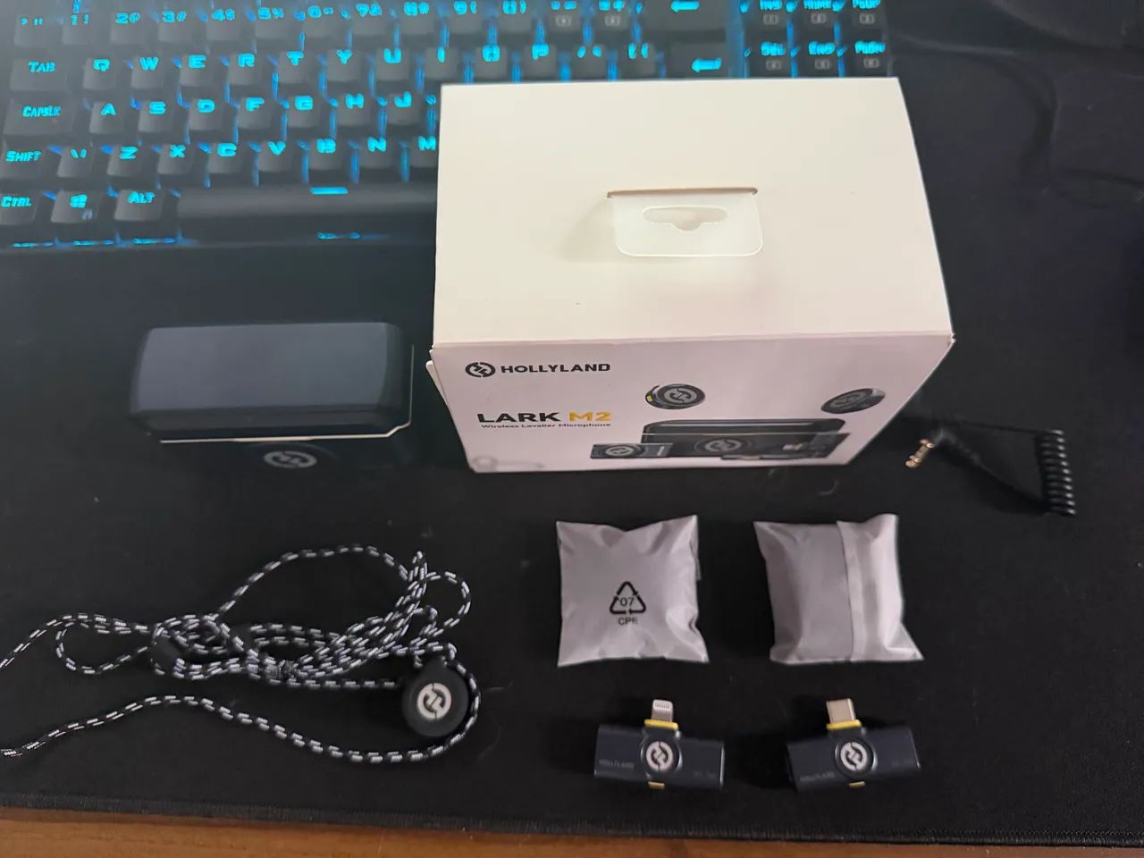 Hollyland Lark M2 Wireless Lavalier Microphone Combo - Completo - Foto 4