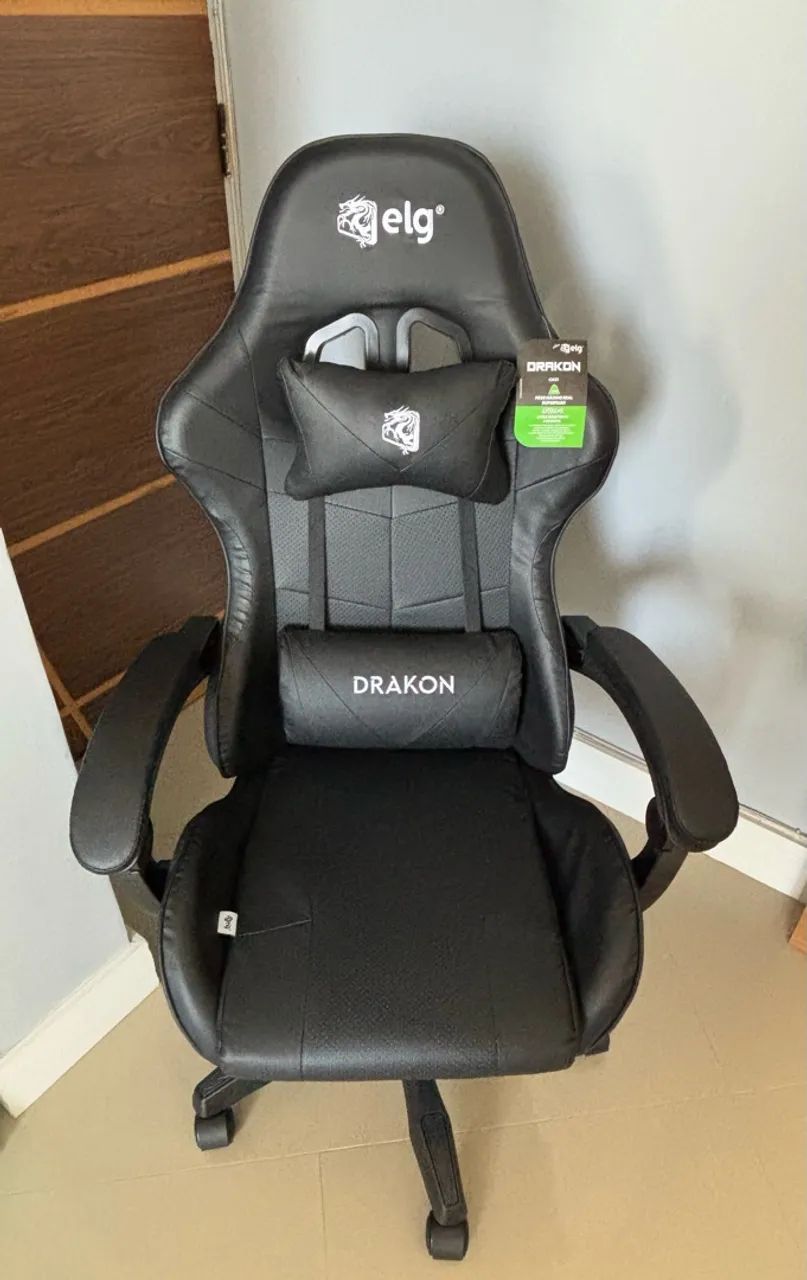 Cadeira gamer Drakon da Elg
