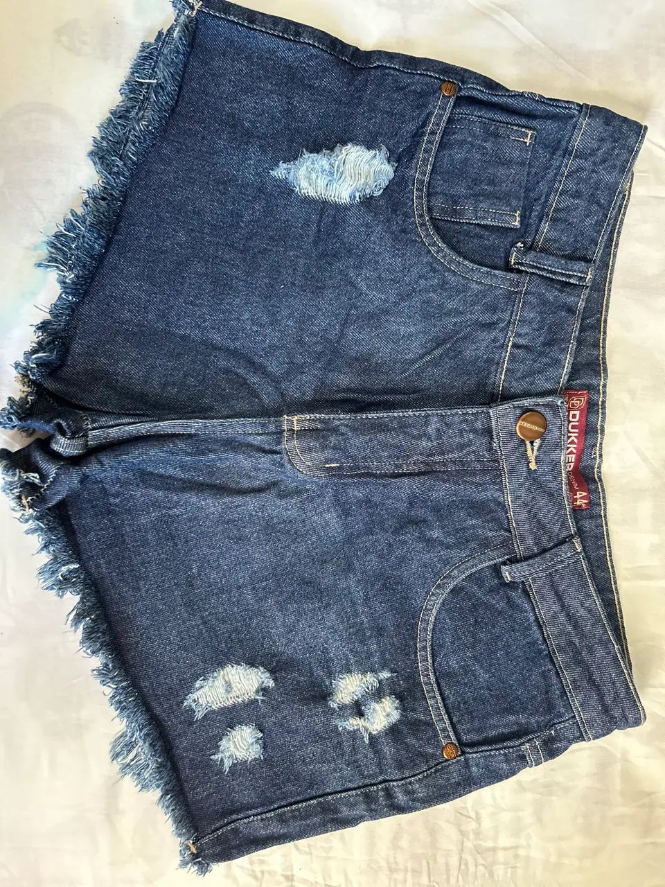 Short Jeans Dukker Tam 44 - Cintura Alta - Foto 4
