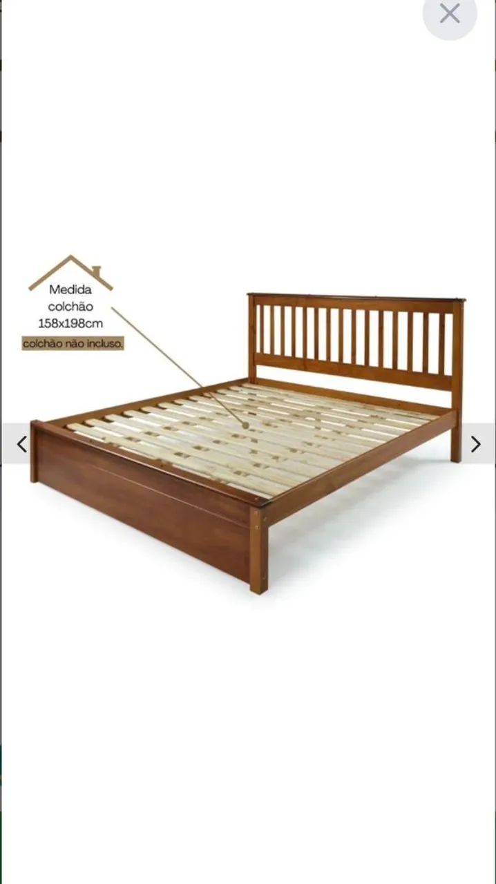 Cama Queen Madeira, Super Nova - Foto 4