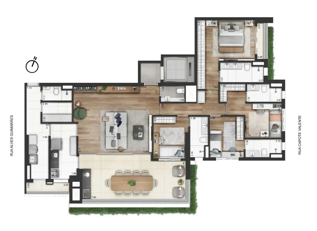 PLANTA 187m²