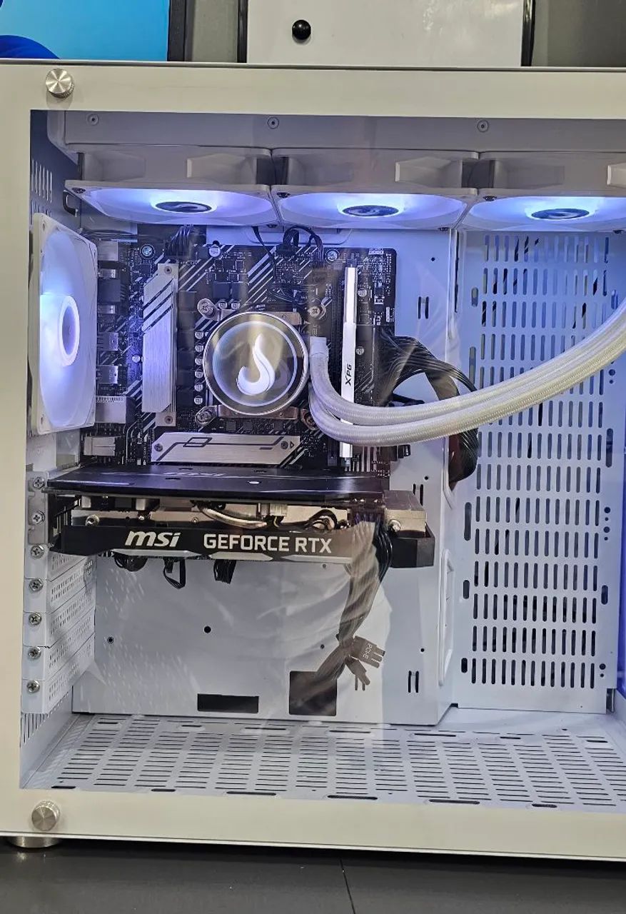 PC GAMER BRANCO INTEL CORE I9 11900F 16GB RGB 3200MHZ 512SSD RTX 2060 6GB - Foto 5