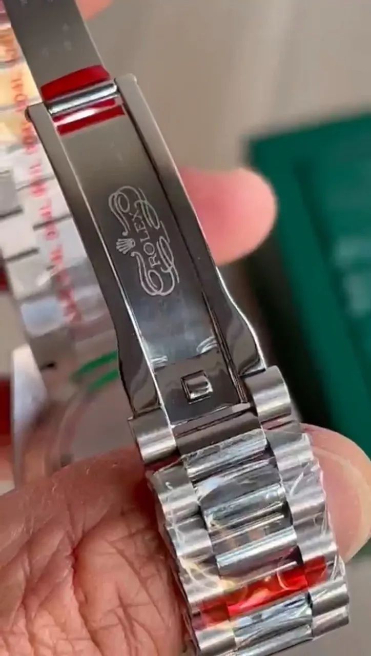 Rolex Day-Date Super Clone Branco + Caixa Rolex - Foto 3