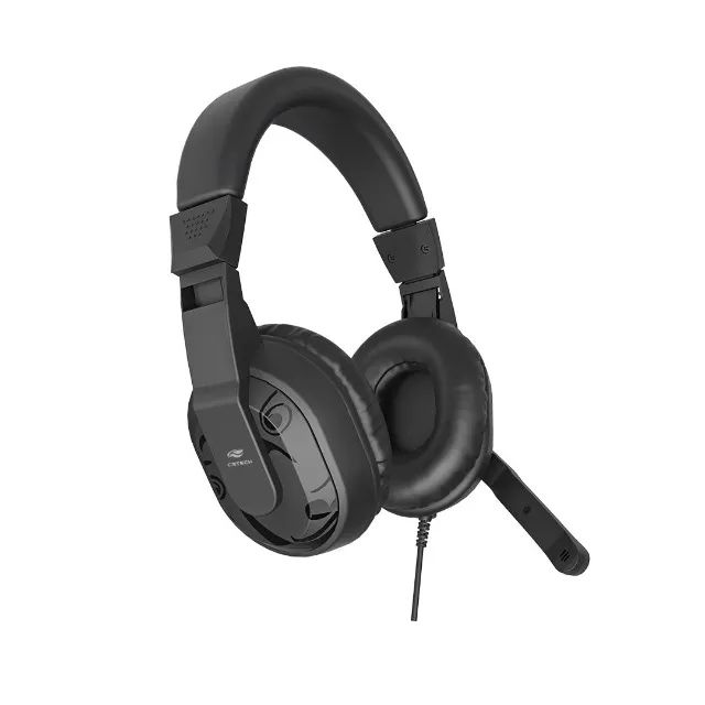 Headset com Microfone Gamer USB C3 Tech PH-300BK