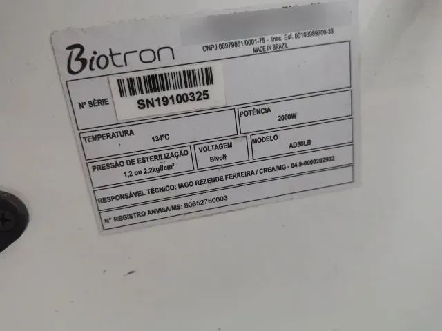 Autoclave Digital Biotron 30l Ad30lb Bivolt - Com Defeito - Foto 2