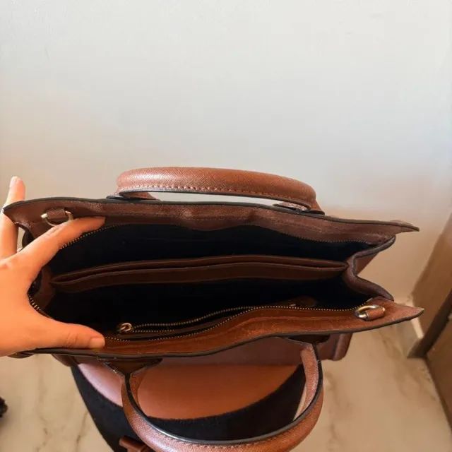 bolsa marrom karl lagerfeld - Foto 5