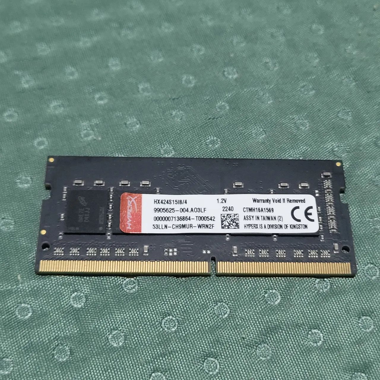 Memória RAM ddr4 HyperX 4Gb - Foto 2