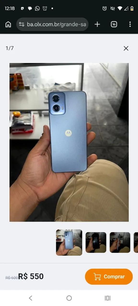 Vendo motog34 5g com NFC 