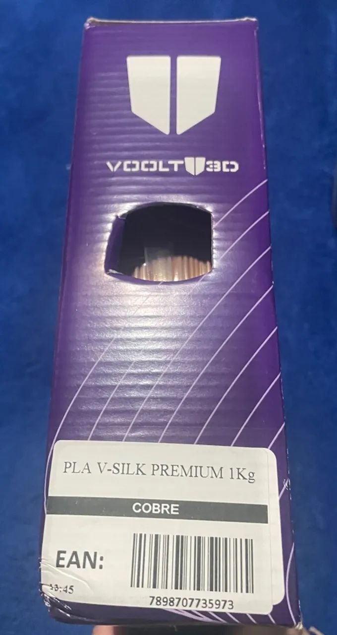Filamento 3D voolt3d cor cobre 1,75mm - Foto 3