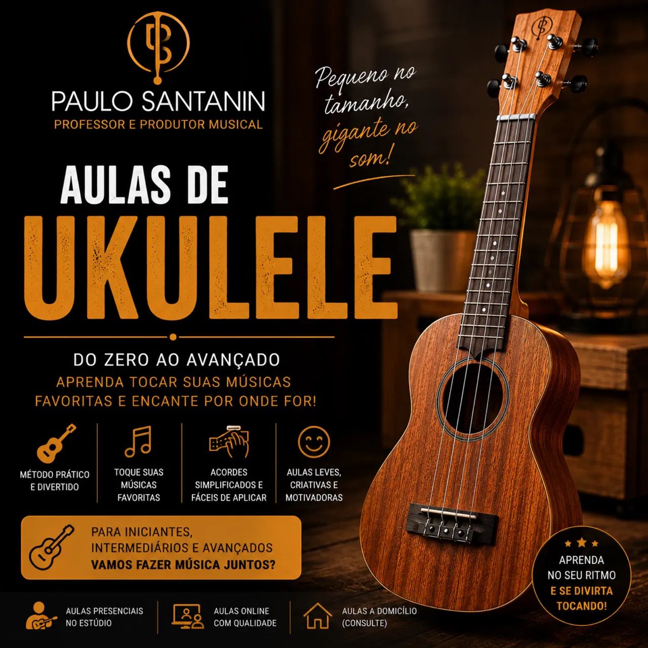 Aulas de Ukulele 
